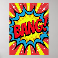 KNAL! Pop Art Comic Style Poster