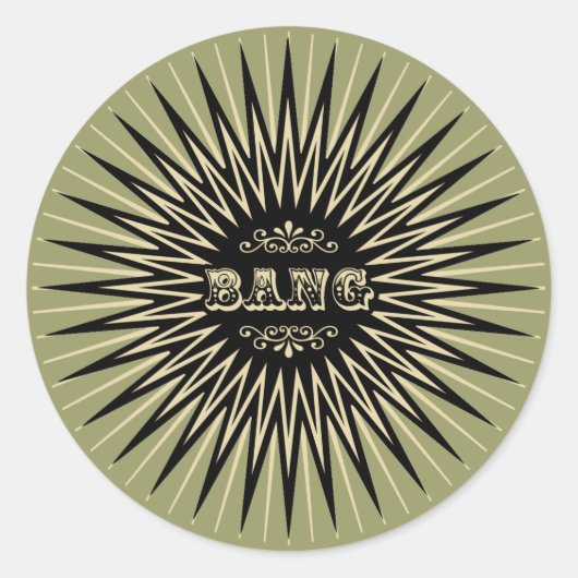 knal ronde sticker (Voorkant)