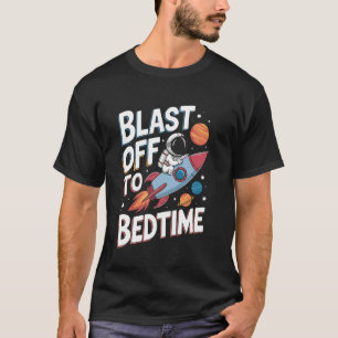 Knal Slaaptijd Astronaut Astronomie Astrologie STE T-shirt