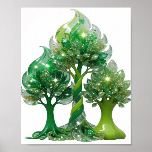 Knalgroen GROENE WISDOM Poster (Voorkant)