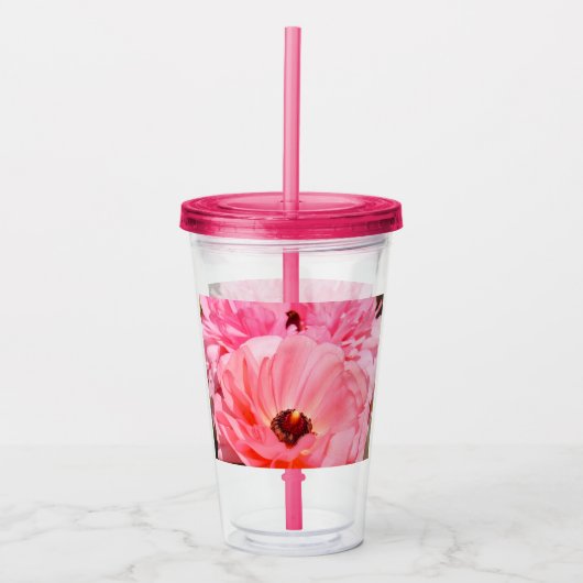Knallen in Roze Acryl Drinkbeker (Voorkant)