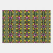 KNALLEN KLEUREN BLOEM ART Wrapping Paper (Voorkant 3)