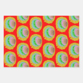 KNALLEN KLEUREN BLOEM ART Wrapping Paper (Voorkant)