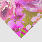 Knallen van roze en paarse levendige bloemige brui tissuepapier (Detail)