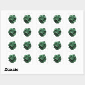 Knallende groene abstracte sticker afbeelding (Vel)