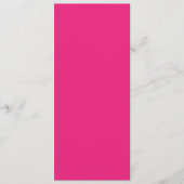 Knallig Roze Bruiloft | Uitnodiging in Uitgesproke (Voorkant)