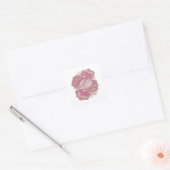 Knallige Zilveren Abstracte Label Ontwerp (Envelop)