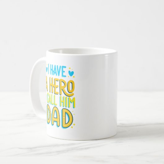 Knap als een vader koffiemok (Voorkant links)