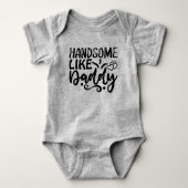 Knap als papa romper (Voorkant)