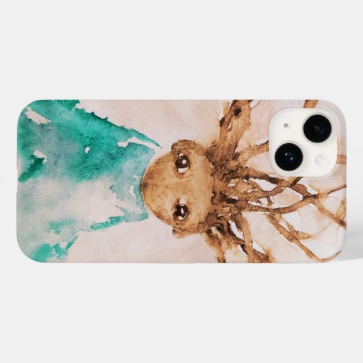 Knap baby bij rottig weer Case-Mate iPhone case (Achterkant (horizontaal))