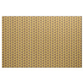 knap bruin cartoon stof (Yard (91,4 cm))
