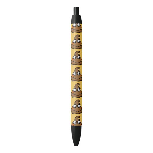 knap bruin cartoon zwarte inkt pen (Voorkant Verticaal)