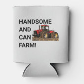 Knap en Can Boerderij Tractor Equipment Funny Blikjeskoeler (Voorkant)