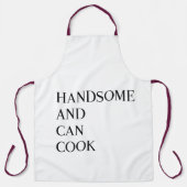 Knap en kan all-over print Schort koken (Voorkant)