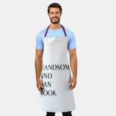 Knap en kan all-over print Schort koken (Gedragen)