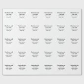 Knap en kan koken en naam toevoegen master chef da cadeaupapier (Vlak)