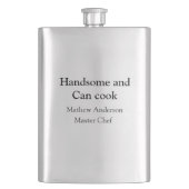 Knap en kan koken en naam toevoegen master chef da flacon (Voorkant)