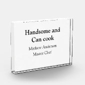 Knap en kan koken en naam toevoegen master chef da fotoblokken (Links)