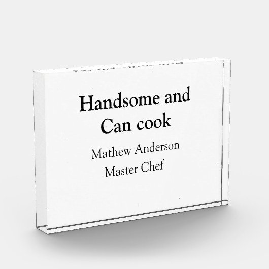 Knap en kan koken en naam toevoegen master chef da fotoblokken (Links)