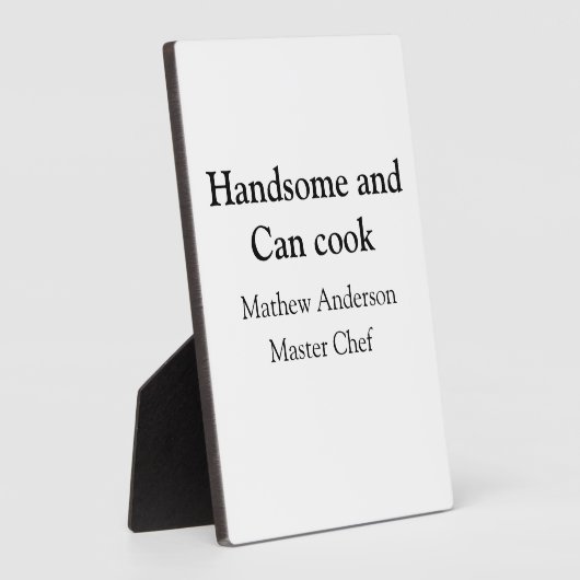 Knap en kan koken en naam toevoegen master chef da fotoplaat (Zijkant)