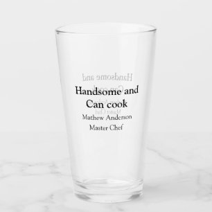 Knap en kan koken en naam toevoegen master chef da glas