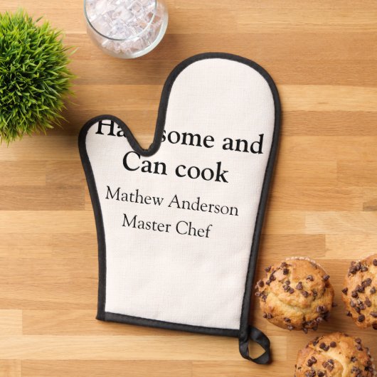 Knap en kan koken en naam toevoegen master chef da ovenwant (Top down)