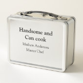 Knap en kan koken voeg naam masterchef datum toe (Achterkant)