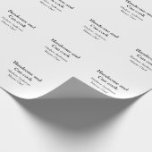 Knap en kan koken voeg naam masterchef datum toe cadeaupapier (Hoek)