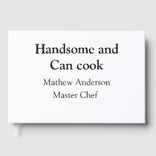 Knap en kan koken voeg naam masterchef datum toe gastenboek