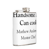 Knap en kan koken voeg naam masterchef datum toe heupfles (Rechts)