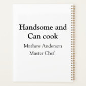 Knap en kan koken voeg naam masterchef datum toe planner (Achterkant)