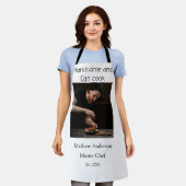 Knap en kan koken voeg naam masterchef datum toe schort (Gedragen)