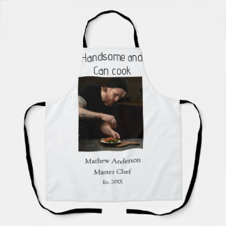 Knap en kan koken voeg naam masterchef datum toe schort