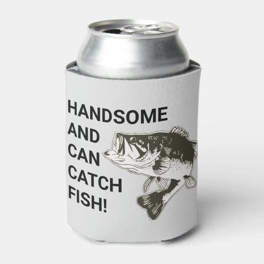 Knap en kan vissen vangen Largemouth Bass Blikjeskoeler (Blikje Voorkant)