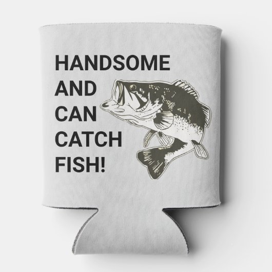 Knap en kan vissen vangen Largemouth Bass Blikjeskoeler (Achterkant)