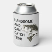 Knap en kan vissen vangen Largemouth Bass Blikjeskoeler (Blikje Achterkant)