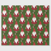 Knap kerstcadeaubonkoepelpapier cadeaupapier (Vlak)