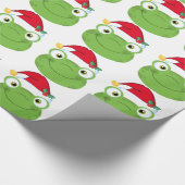 Knap kerstkikkerkkkikkerpapier cadeaupapier (Hoek)