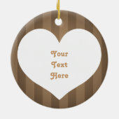 Knap, ouderwetse chocolademelk keramisch ornament (Achterkant)