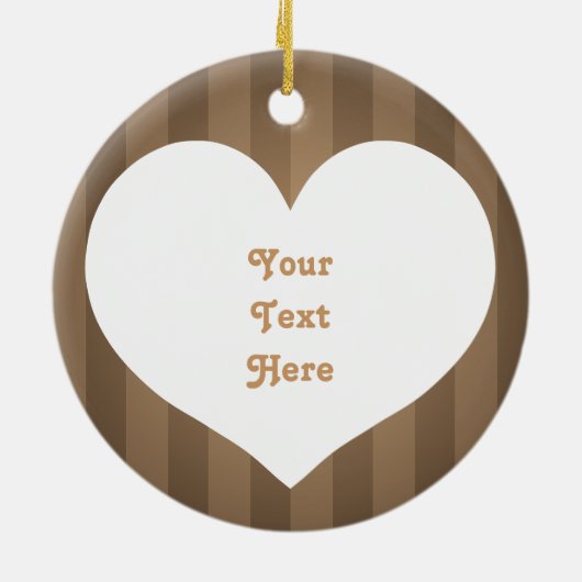 Knap, ouderwetse chocolademelk keramisch ornament (Achterkant)