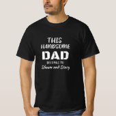 Knap papa Shirt voor vaders (Voorkant)