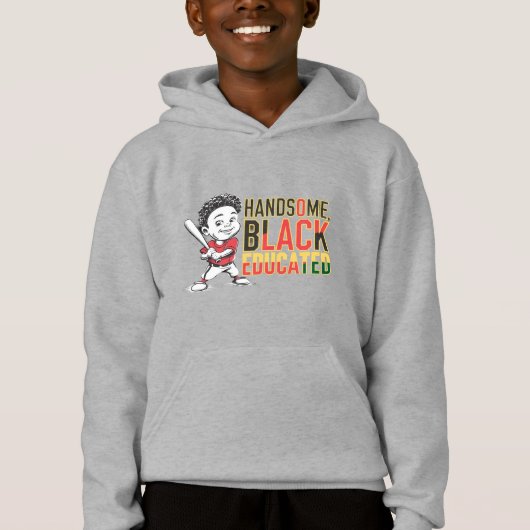 Knap, zwart en honkbal sterk (Voorkant)