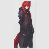 Knappe Anime Rode Wolf (Voorkant)