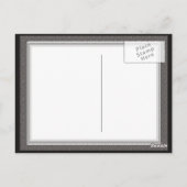 Knappe Biedermeier Gentleman Elegante Vintage Briefkaart (Achterkant)