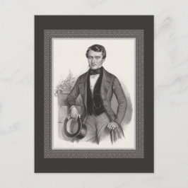 Knappe Biedermeier Gentleman Elegante Vintage Briefkaart