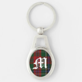 Knappe Clan MacLean Plaid Monogram Sleutelhanger