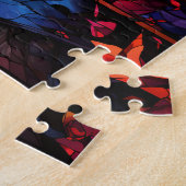 Knappe Dracula Vampire Halloween Legpuzzel (Zijkant)
