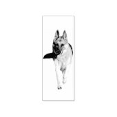 Knappe Duitse Herder Running Rubberstempel (Afrduk)