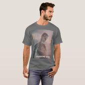 Knappe duivel. Skelet met hoorns T-shirt (Voorkant volledig)