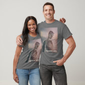 Knappe duivel. Skelet met hoorns T-shirt (Unisex)